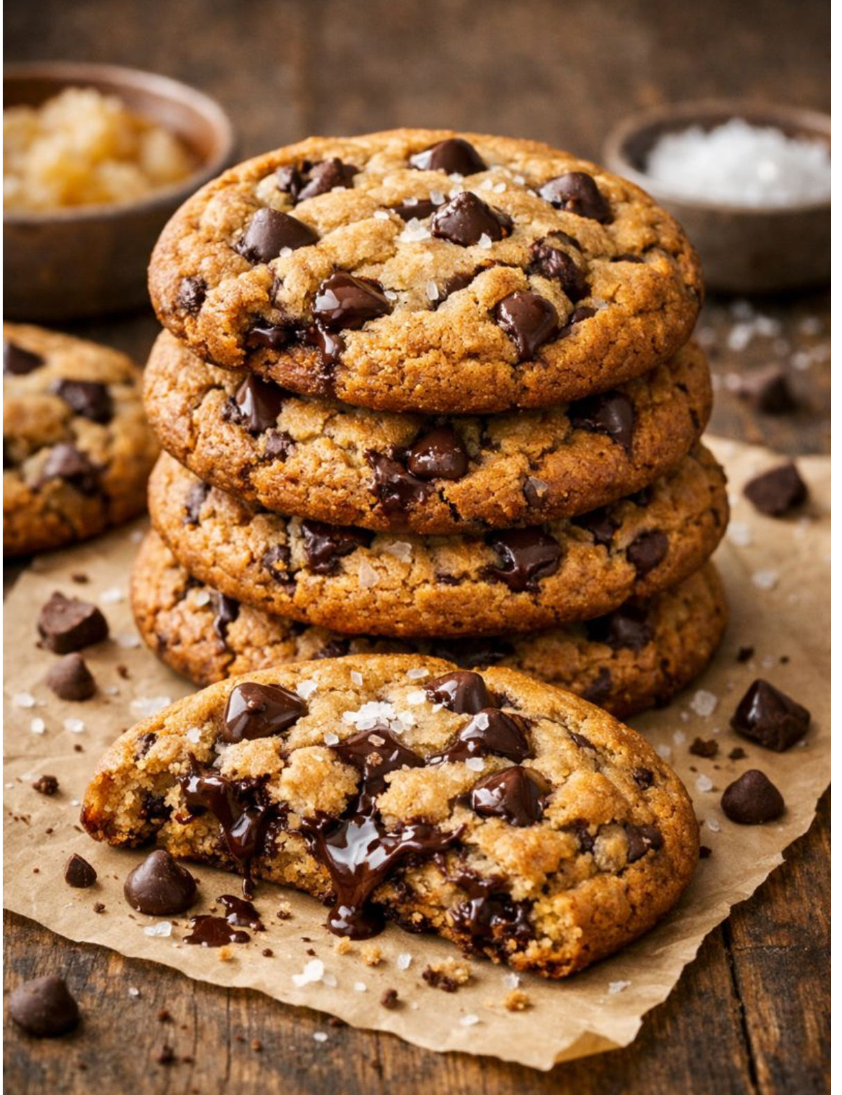 Brown Butter Sourdough Chocolate Chip Cookie
